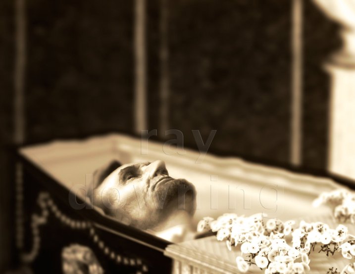 Abraham-Lincoln-pictures-dead-in-his-coffin